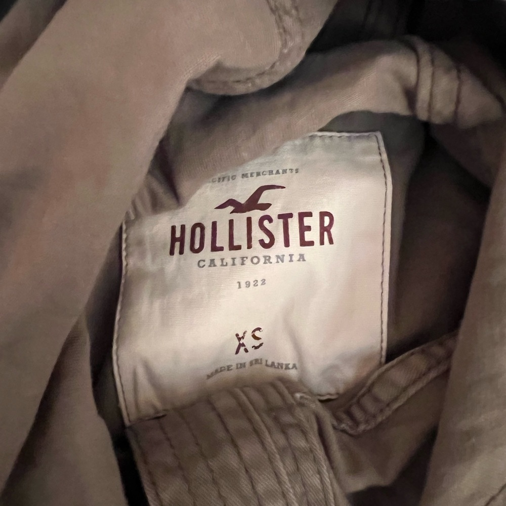 EUC Hollister Women’s Vintage Green Anorak Utility Military Jacket in Green - Picture 7 of 7